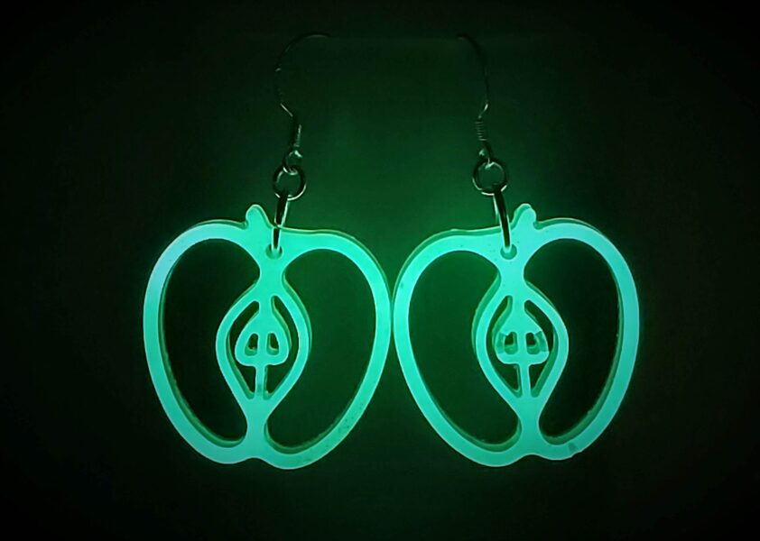 Auskari Ābolīši zilie