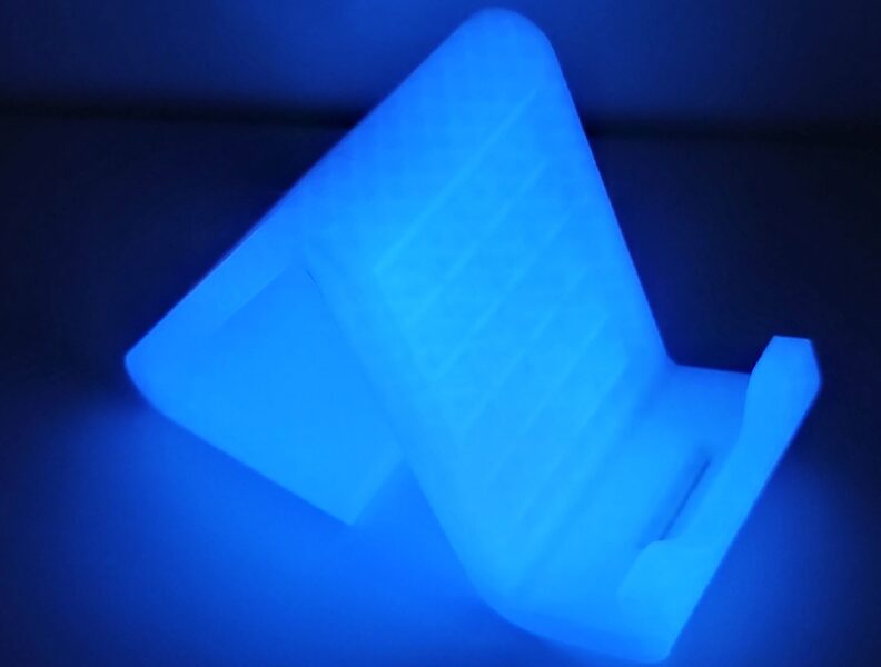 Zils telefona statīvs