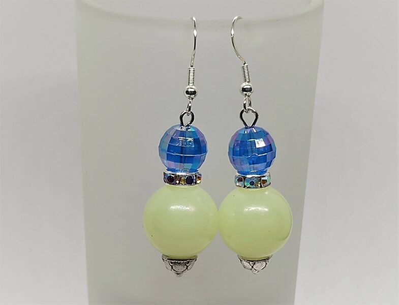 Zils disko sniegavīrs